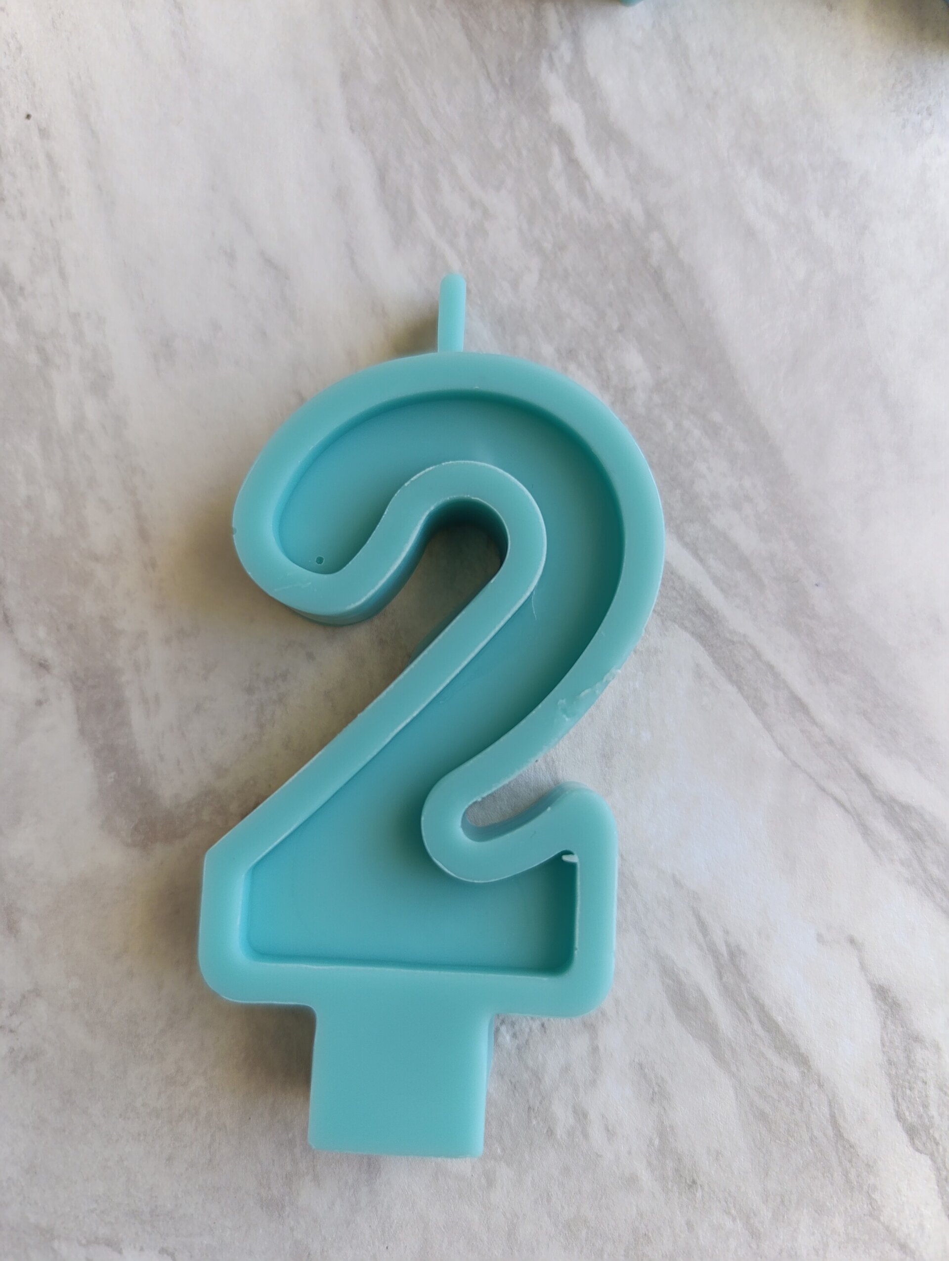 Velas de cumpleaños turquesas - 4