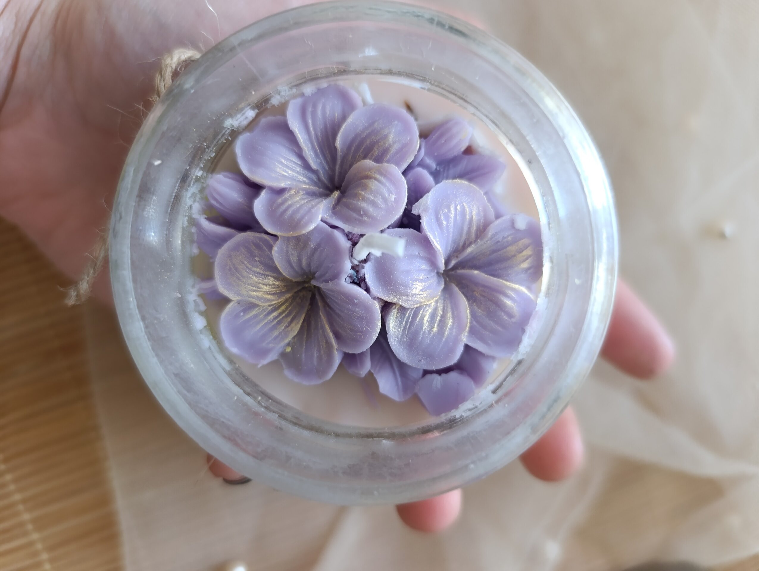 Tarro bambú y flor de cerezo - 2